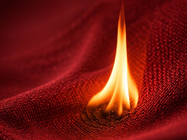 Quest Noflame™ Range flame protection on textile fabric