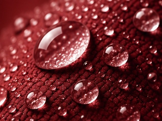 QuestRepel™ Range water repellent droplets on fabric